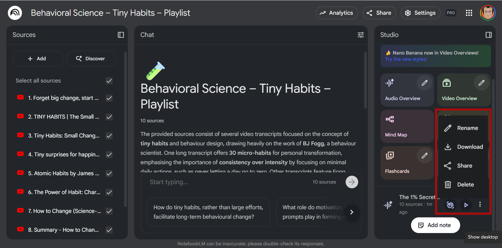Build collaborative nNotebooks in NotebookLM