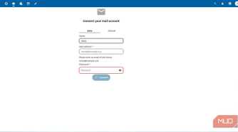 connecting to mail on nextcloud