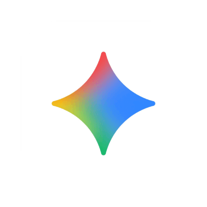Google Gemini AI app icon.
