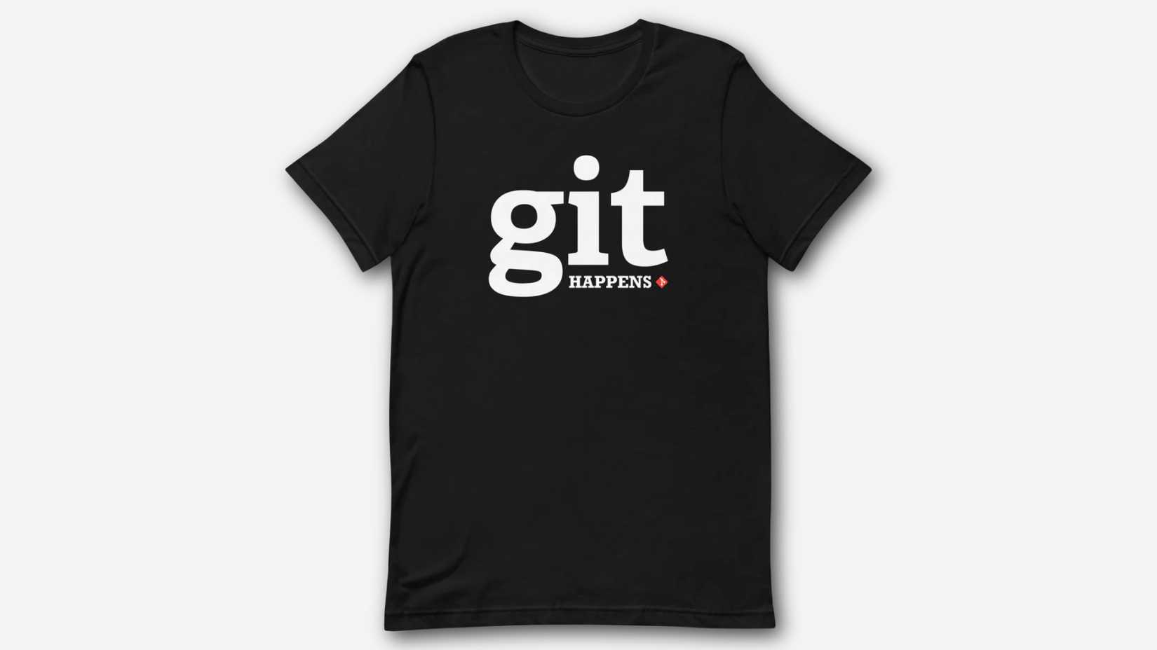 Git happens t-shirt design.