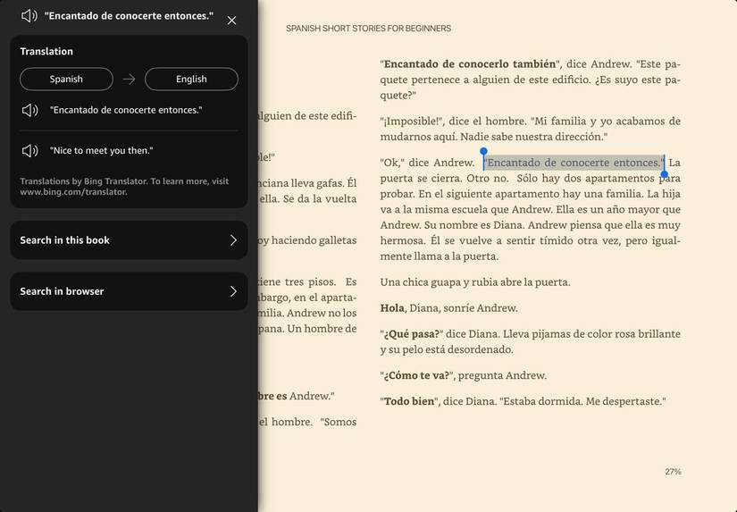 iPad's Kindle app and the voice to text feature.