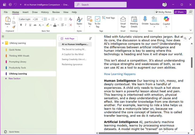 This OneNote feature is seriously underrated