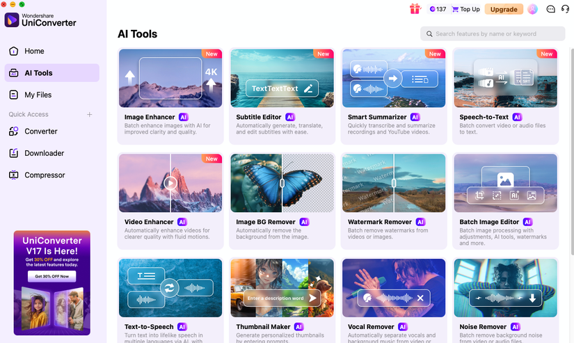 wondershare uniconverter v17