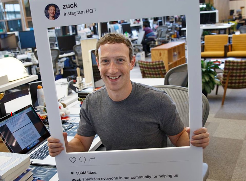 zuckerberg with webcam tape laptop.