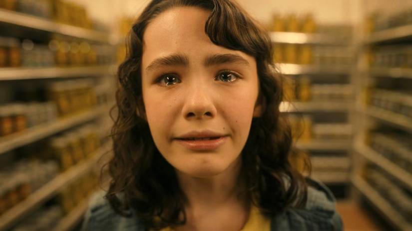 Lilly from Welcome to Derry looking terrified.