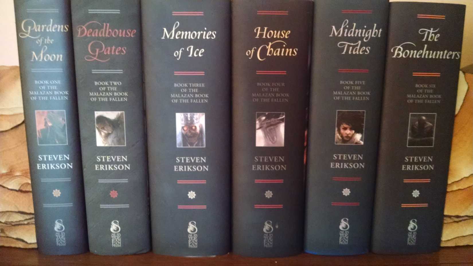 Malazan Gardens of the Moon books by Steven Erikson