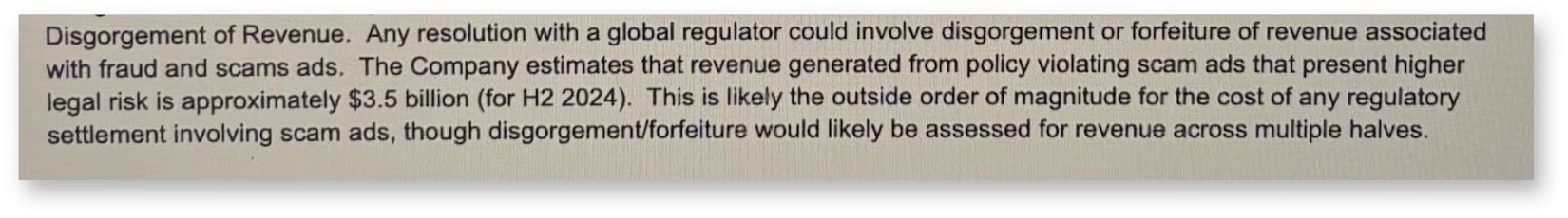 meta leaked report scam adverts.