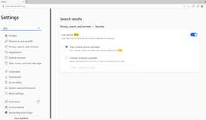 microsoft edge enable dns over https settings