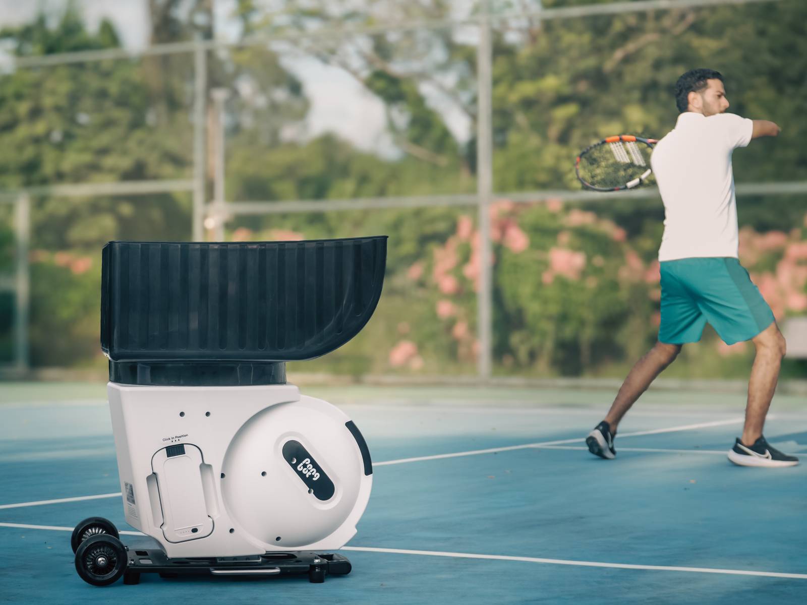 The PONGBOT Pace S Pro takes your solo tennis training to the next 