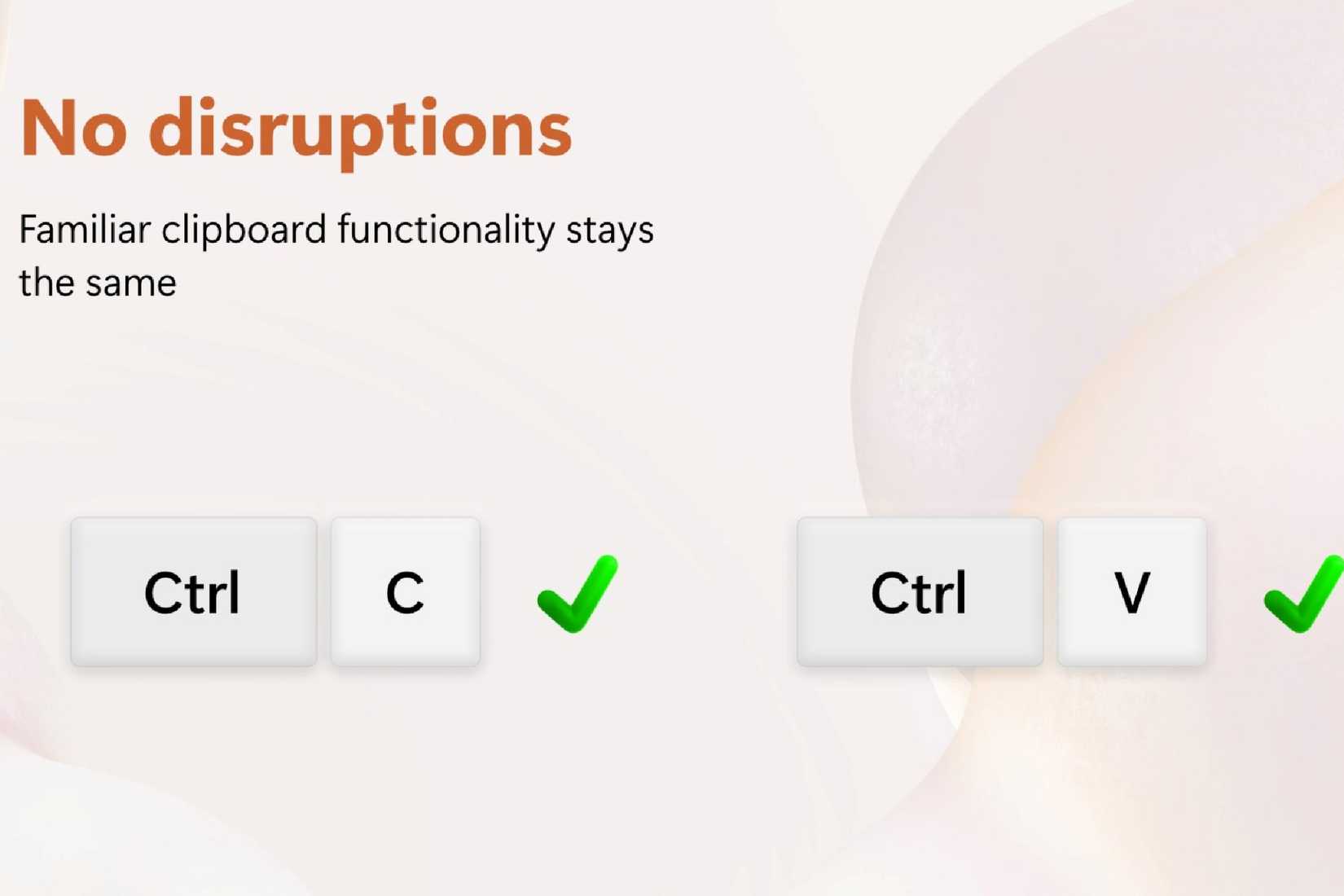 A ClipShelf infographic that shows that Ctrl C and Ctrl V still work