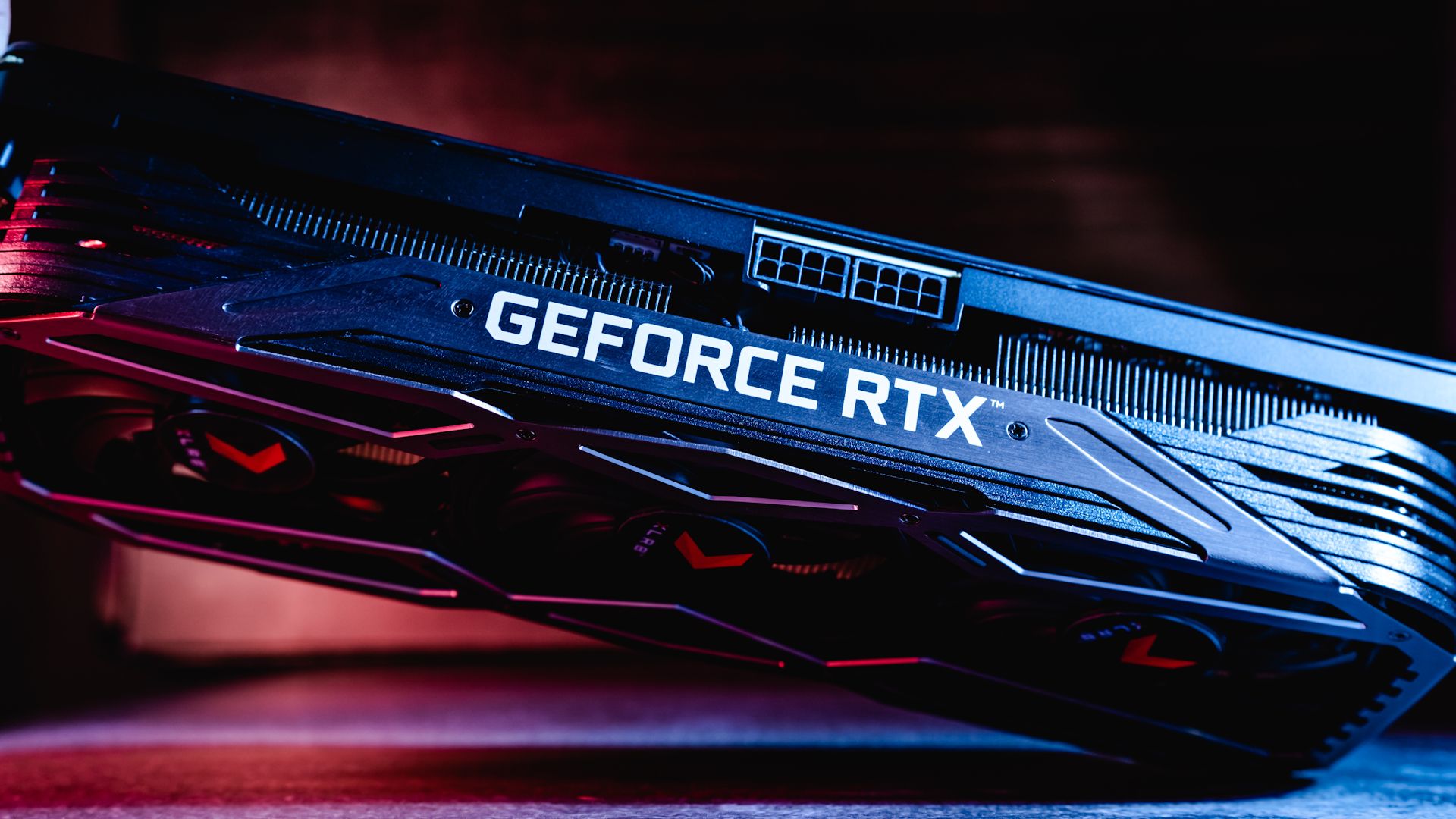 geforce rtx 3070 gpu close up.