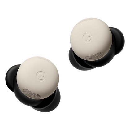 A transparent render of the Google Pixel Buds Pro 2.