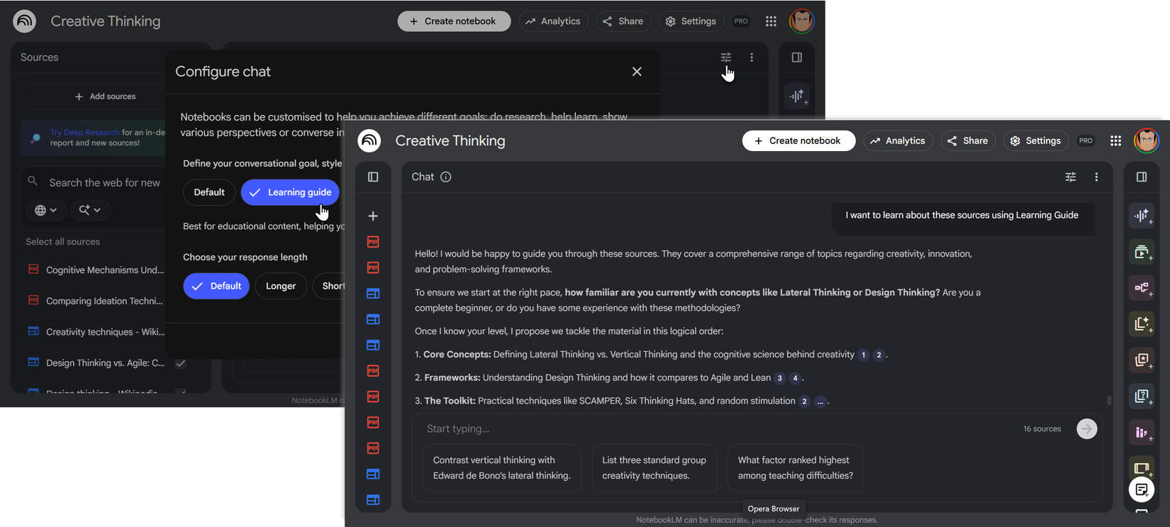 NotebookLM's Learning-Guide.