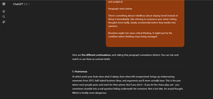 Rewriting a paragraph to improve clarity and tone.