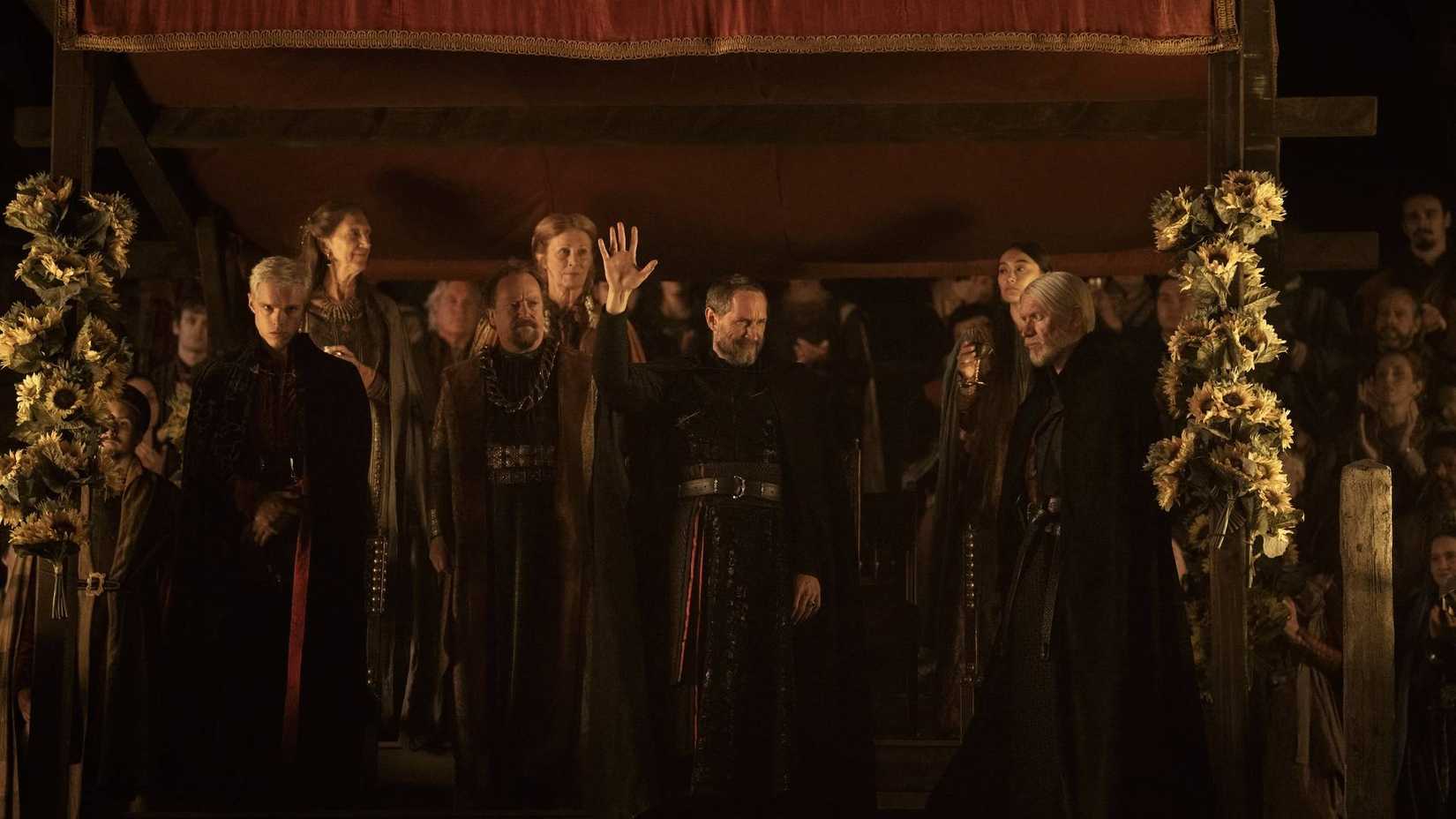 Aerion Targaryen, Baelor Targaryen, and Maekar Targaryen in A Knight of the Seven Kingdoms