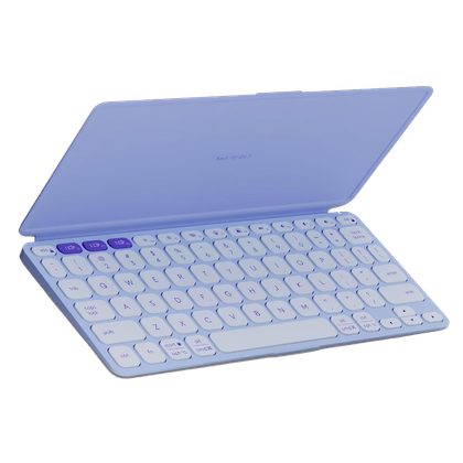 The Logitech Keys-to-Go Keyboard in Lilac.