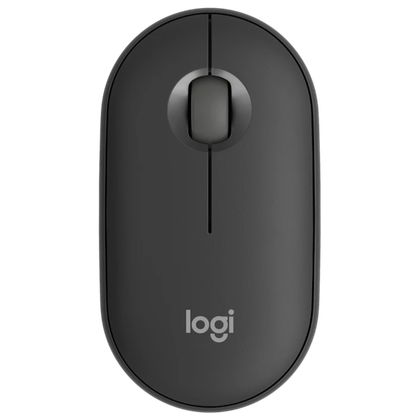 The Logitech Pebble 2 mouse against a transparent background. 