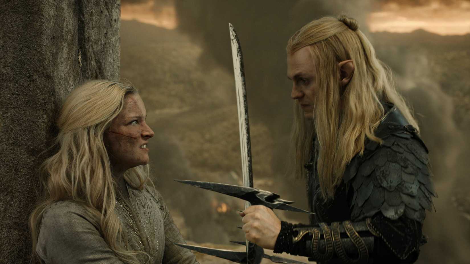 Sauron vs Galadriel in The Lord of the Rings: The Rings of Power season 3