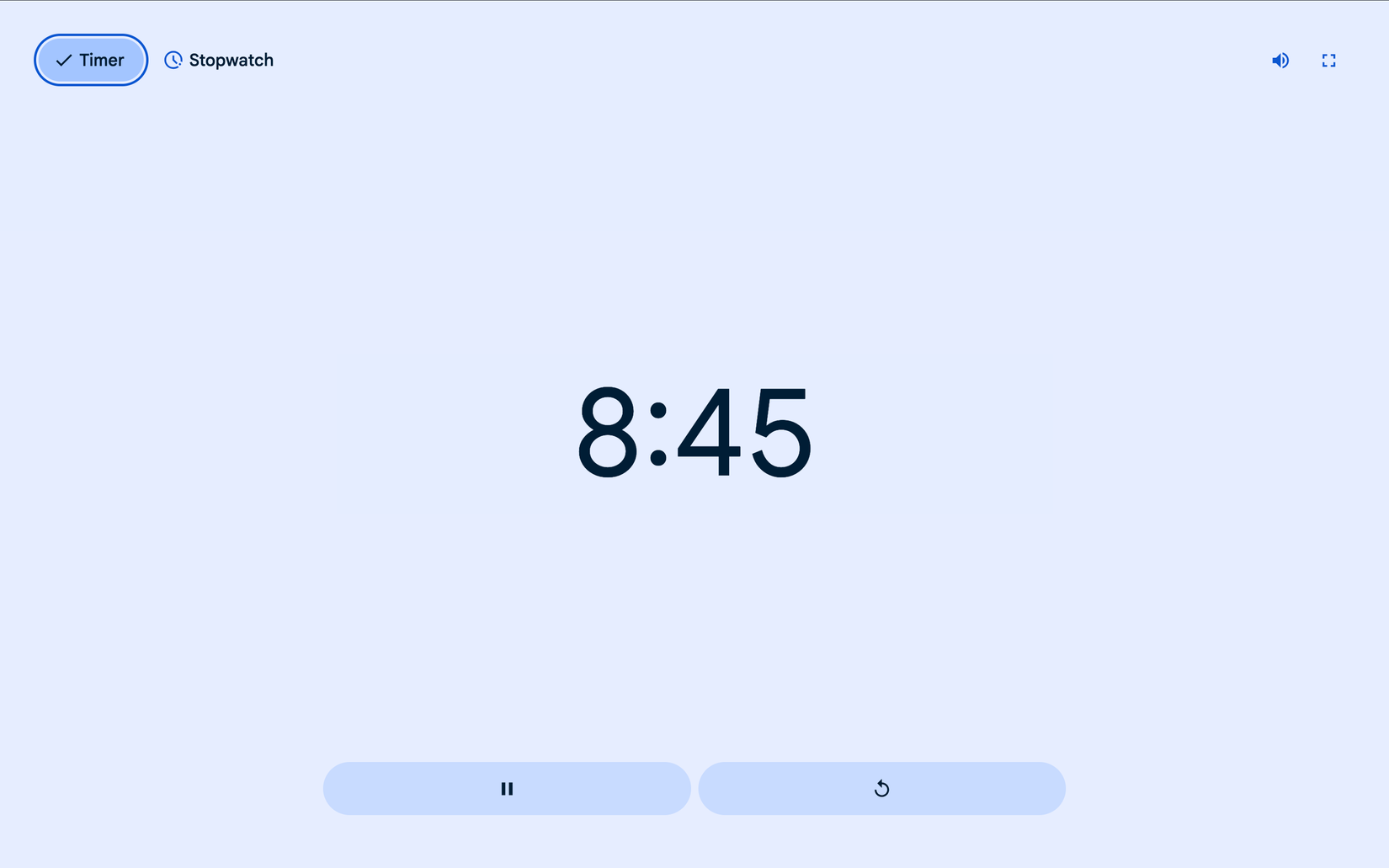 Built-in task timer on Google Chrome.