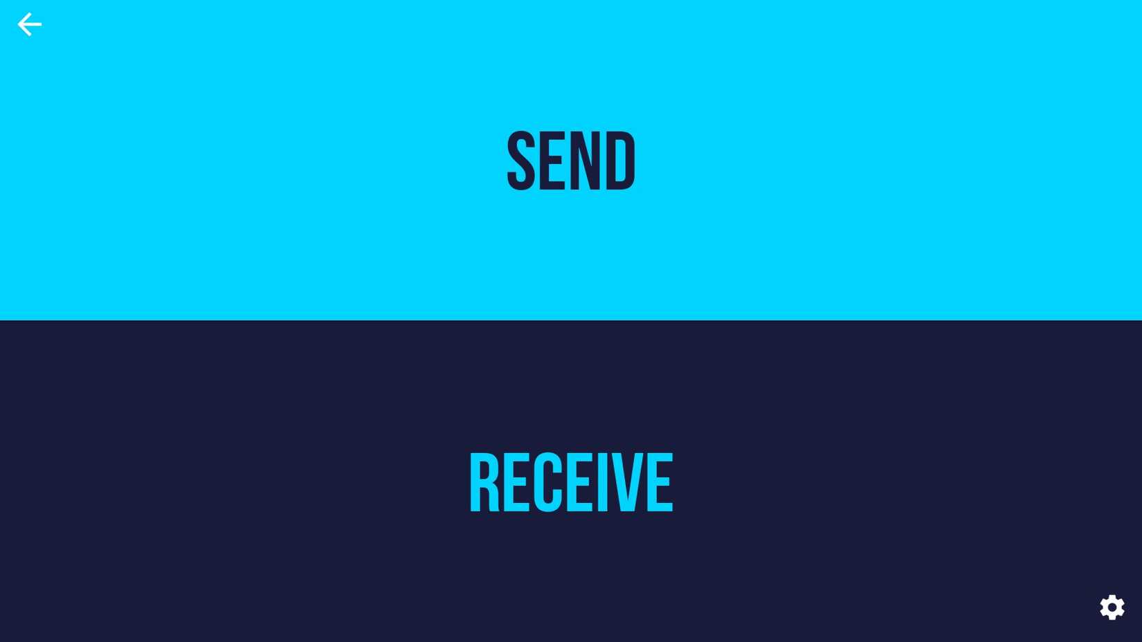 A screenshot of Send to Files on a Fire TV.