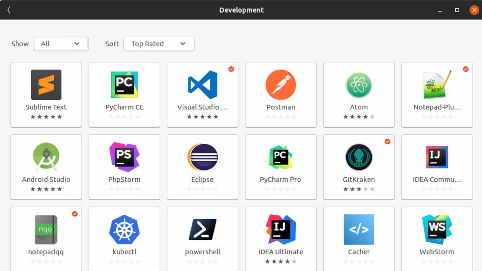 Image of the snap store.