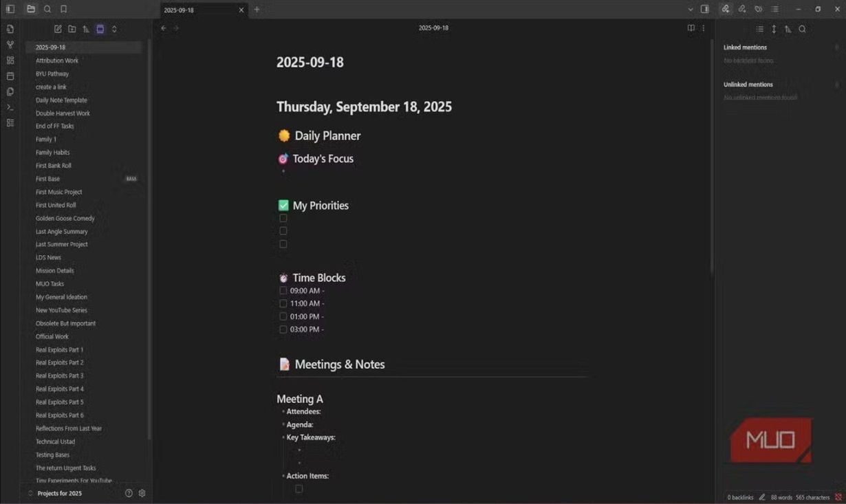 I replaced 5 different note apps with one Obsidian workflow