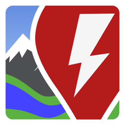 El icono de la aplicación ABRP sobre un fondo transparente.