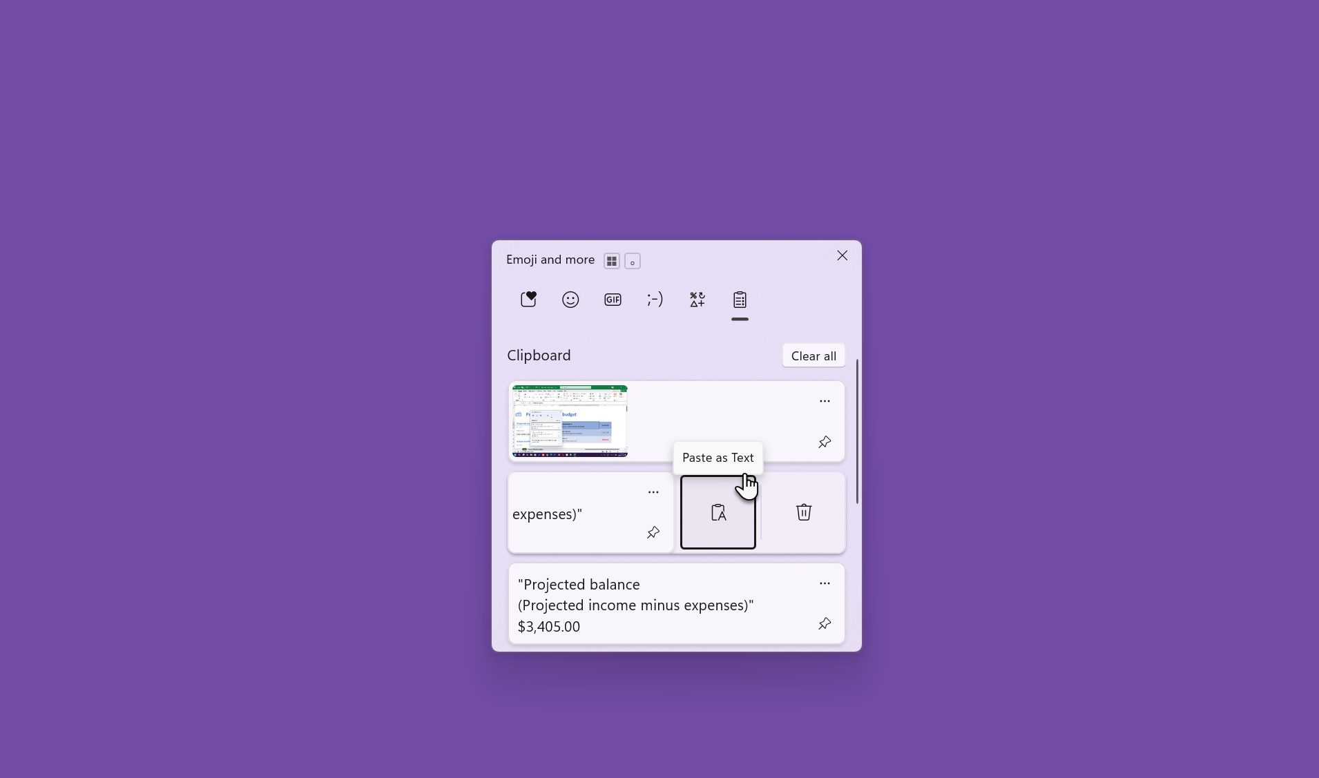 There's a hidden clipboard history in Windows and it's changed how I work
