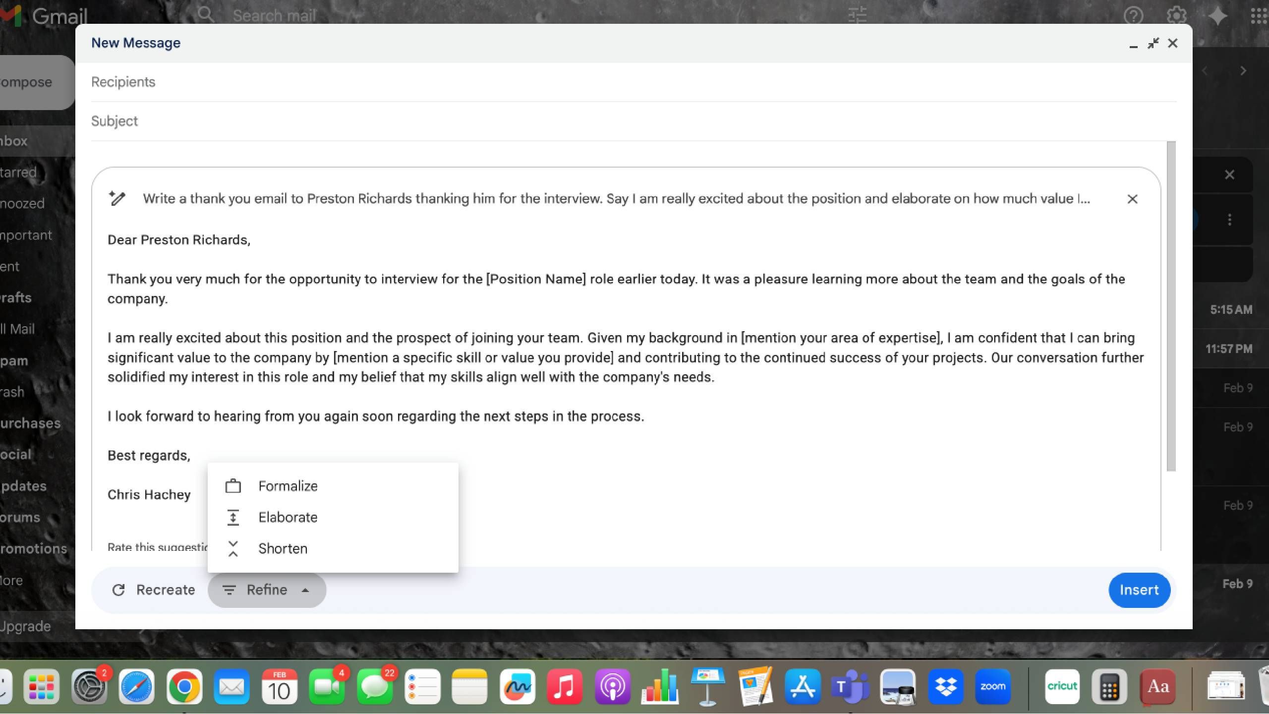 I stopped writing emails from scratch after I found this hidden Gmail tool