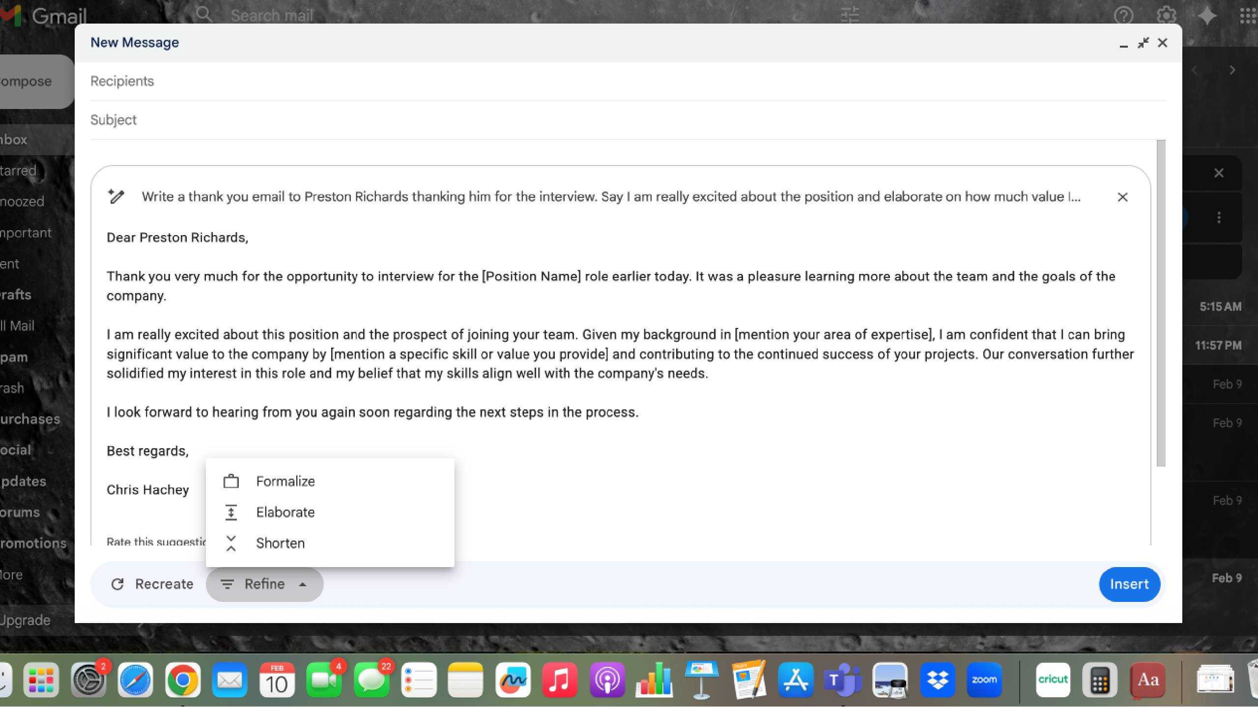 Gmail Writing One Example I stopped writing emails from scratch after I found this hidden Gmail tool