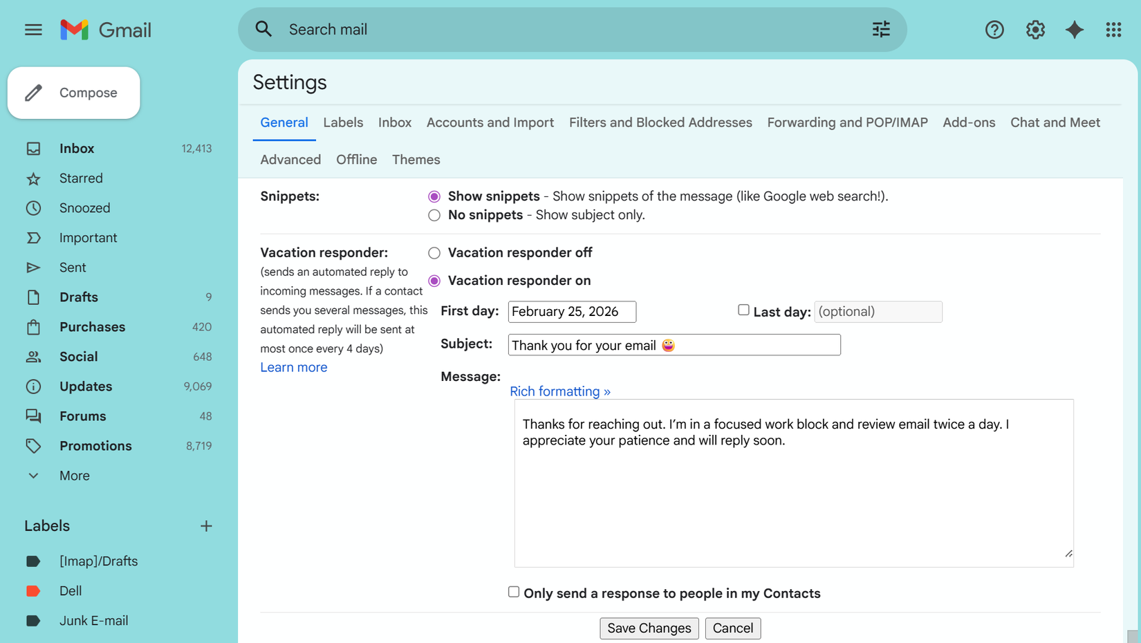 5 Gmail settings I changed to finally reclaim my workday