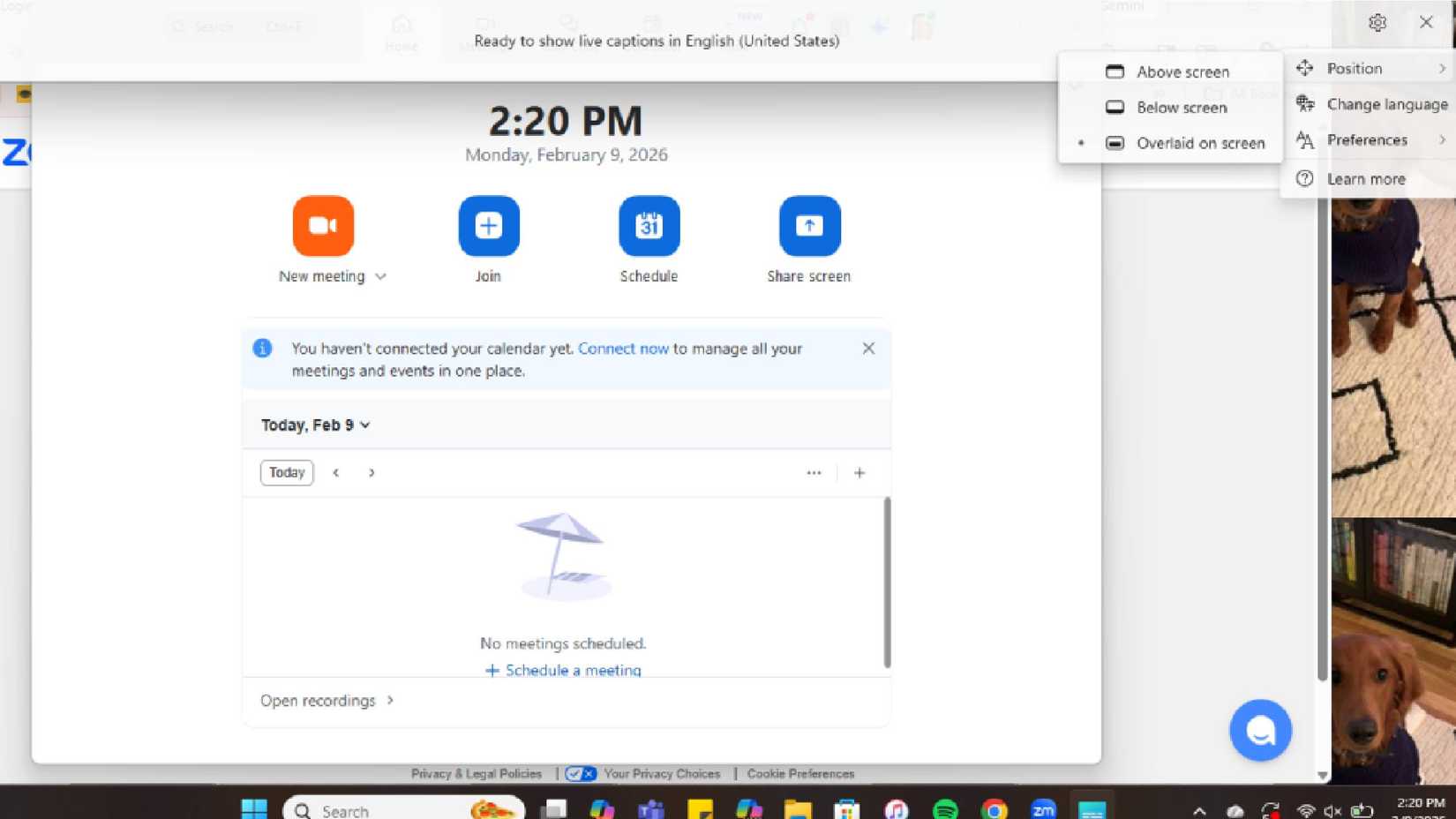Windows 11-এ লাইভ ক্যাপশন কোথায় রাখবেন তা বেছে নেওয়া