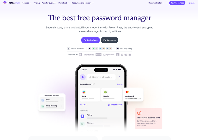Веб-страница Протонного перевала