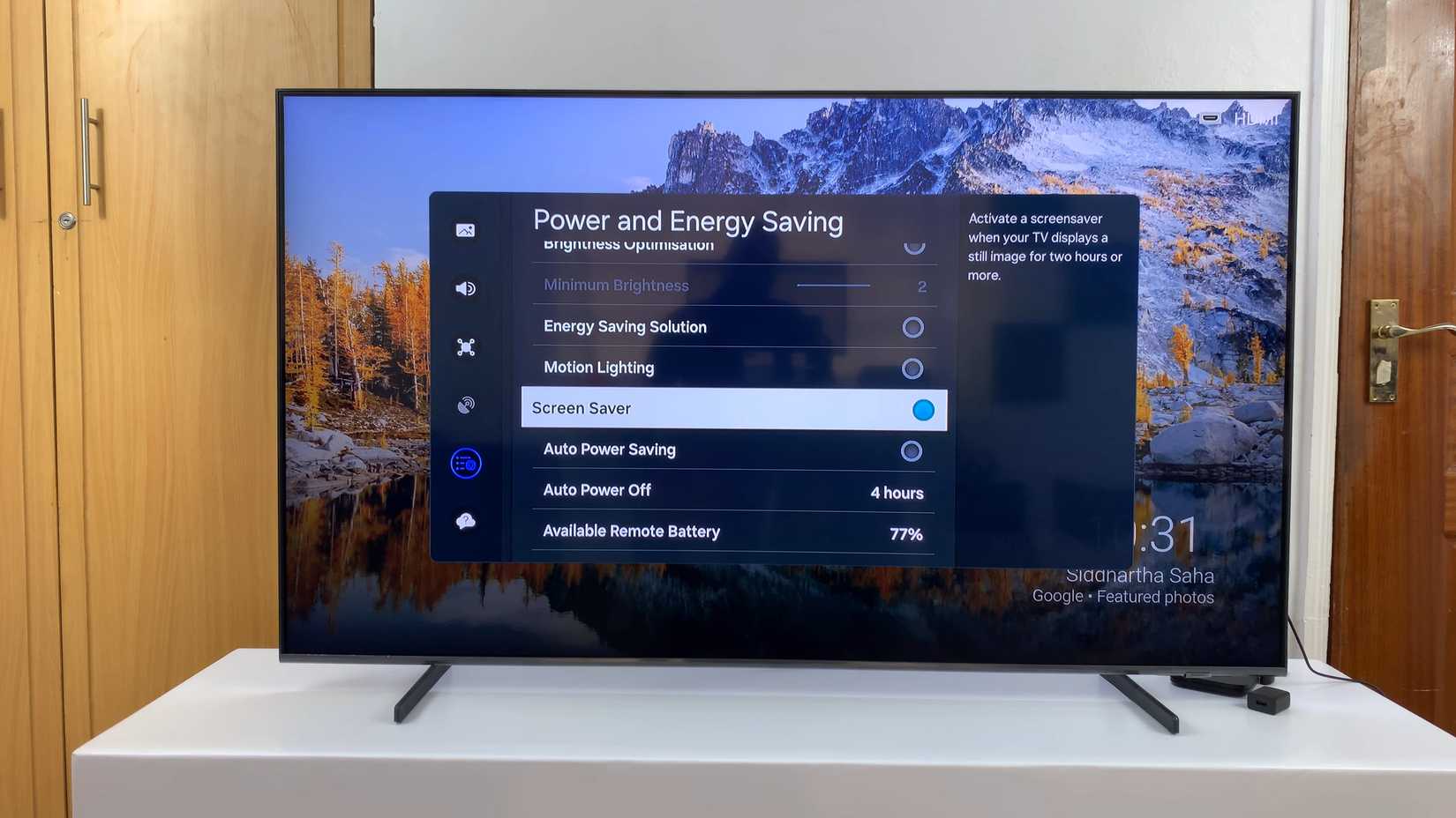 samsung tv screensaver