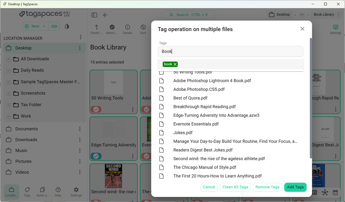 Tag File For Assignment I found a better way to organize files than endless folders