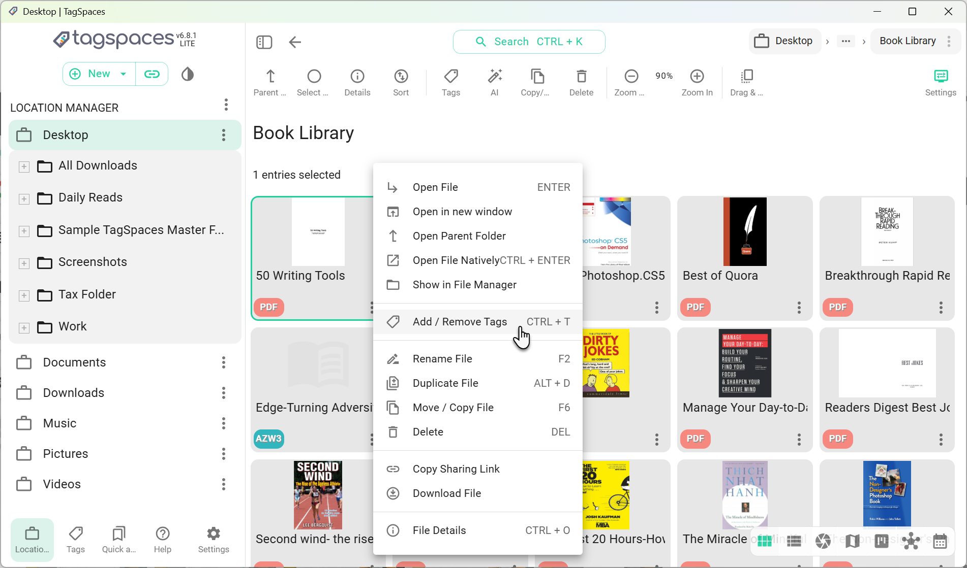 I found a better way to organize files than endless folders