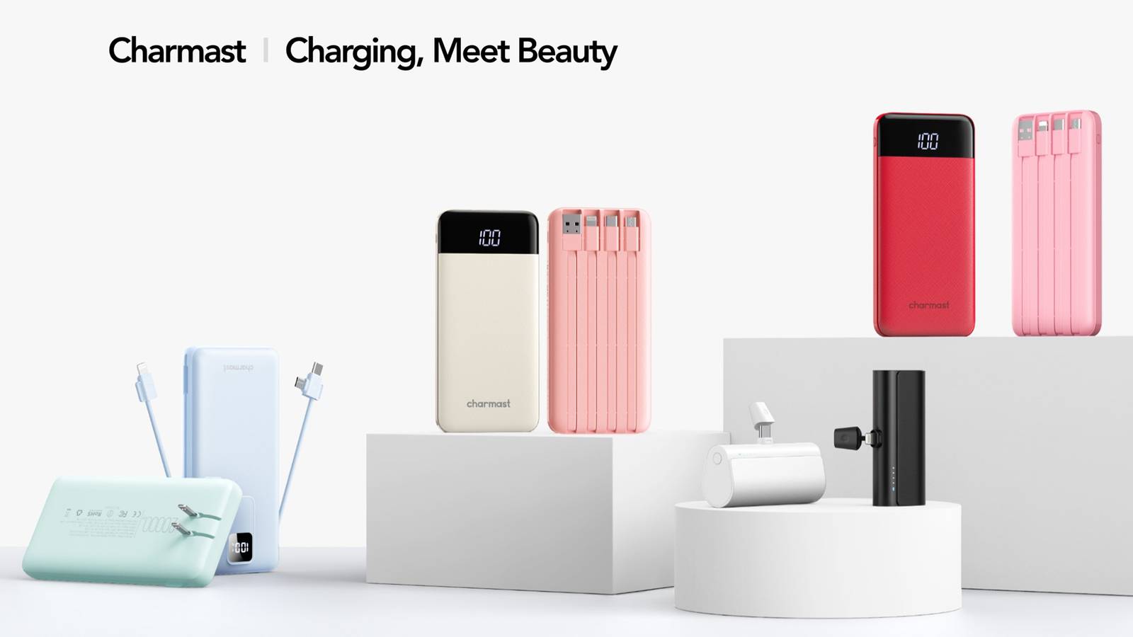 Stay charged on the go with Charmast’s travel-friendly portable charger