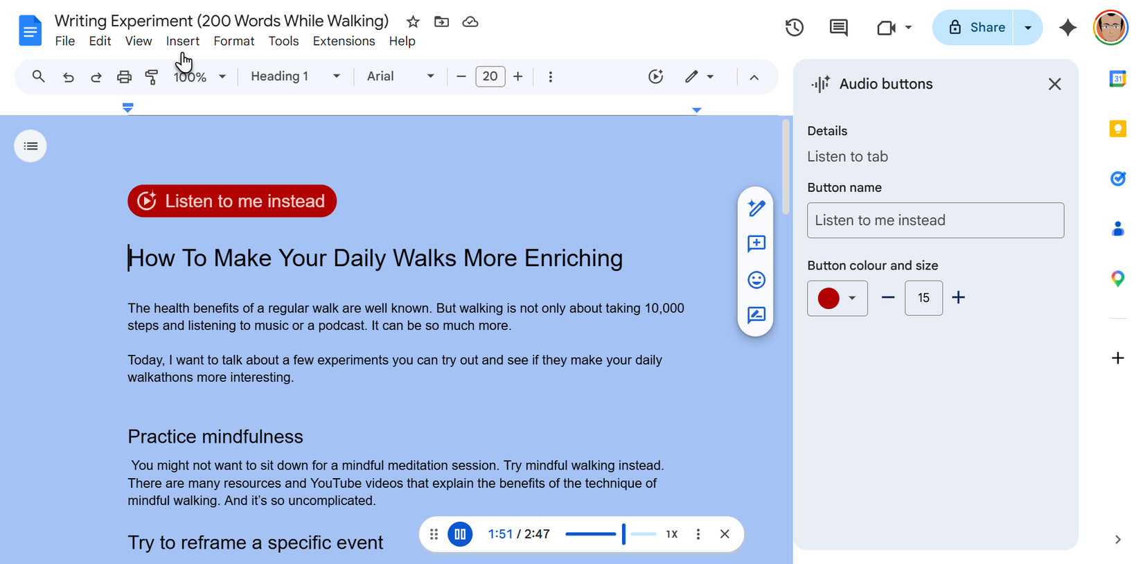 Google Docs has a hidden audio feature that's changed how I proofread