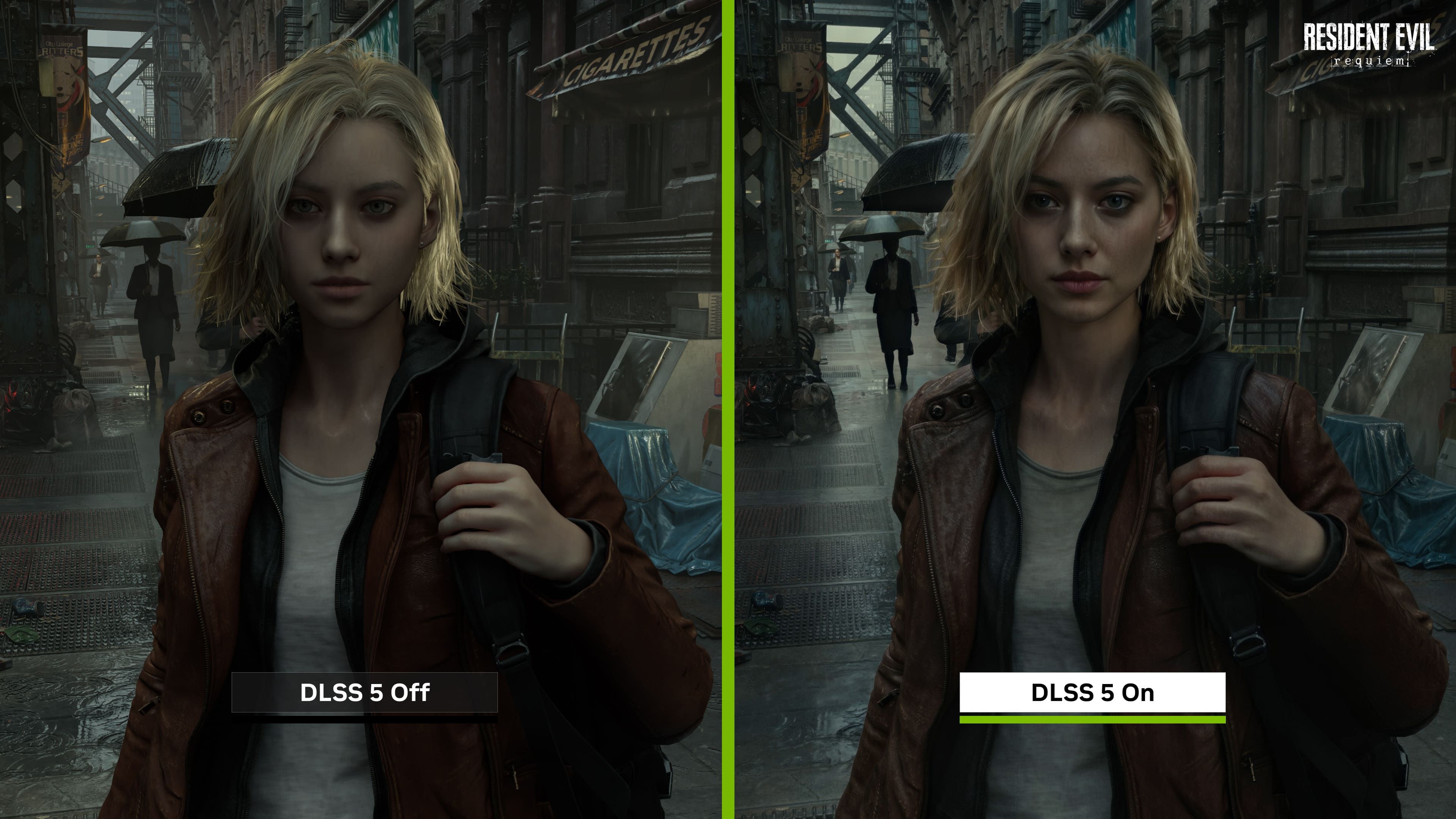 Screencap of video showing DLSS 5 abilities