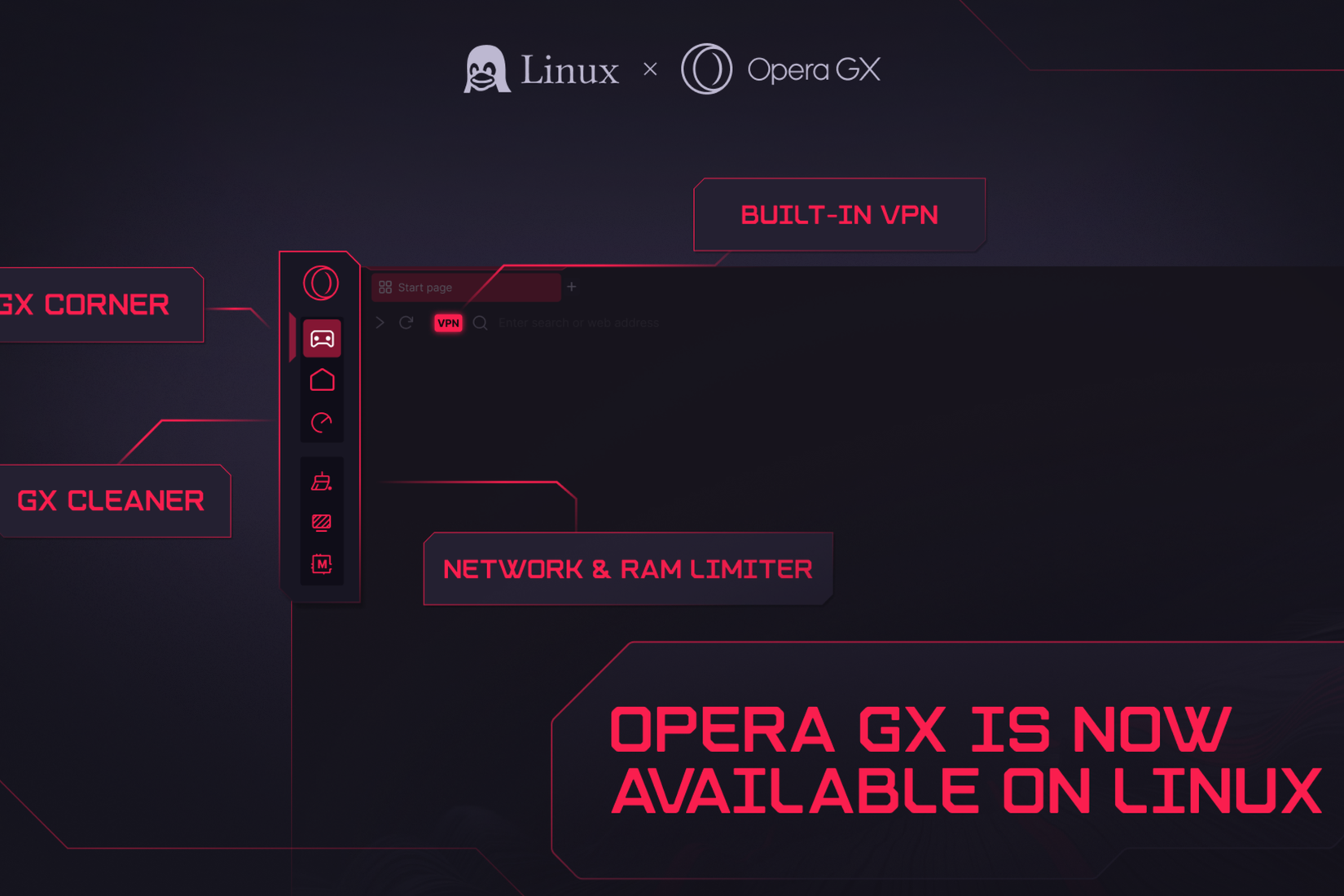 Opera GX is finally on Linux — and it’s the full experience