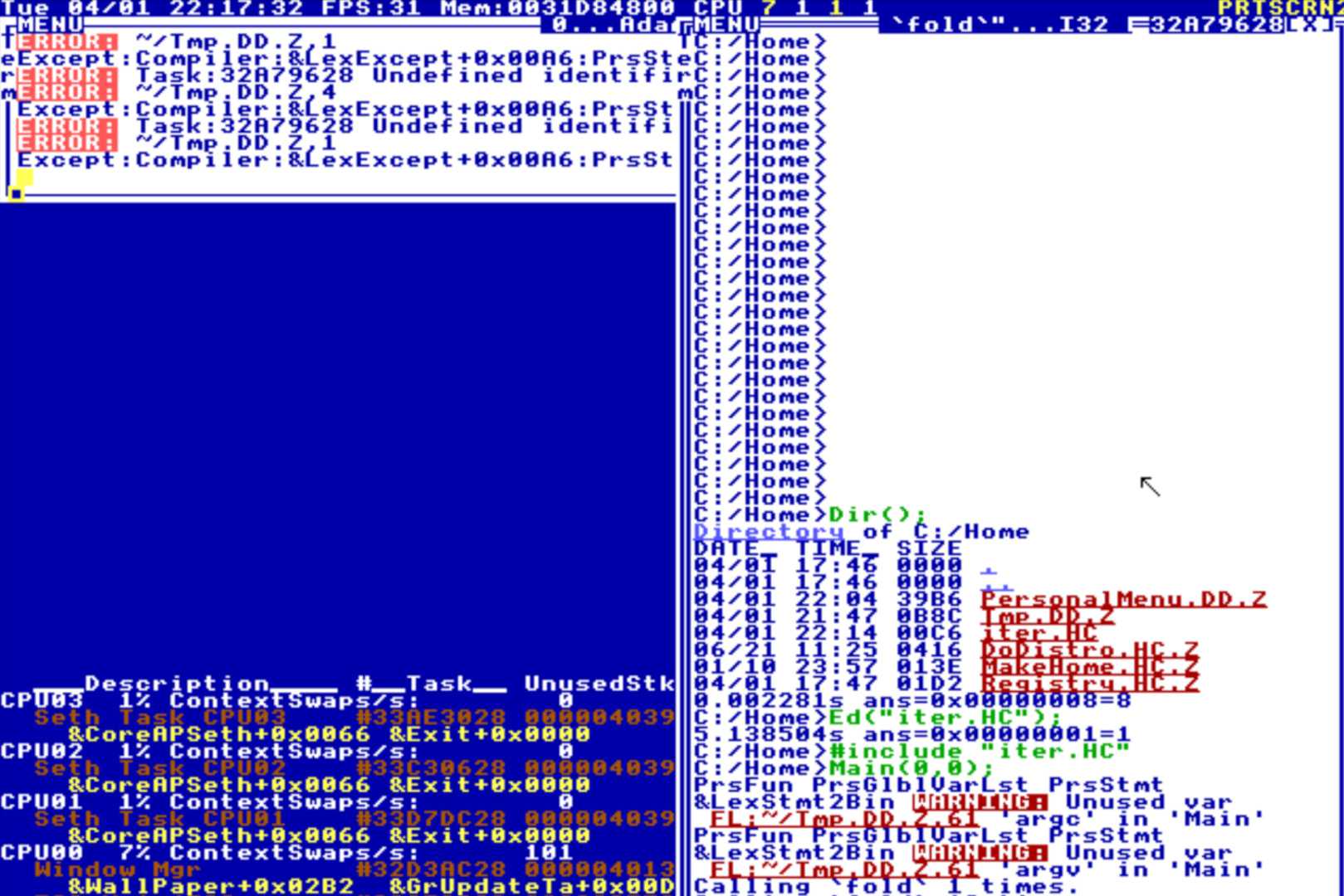 Templeos Interface Everyone laughed at TempleOS, but its creator built something no one ...