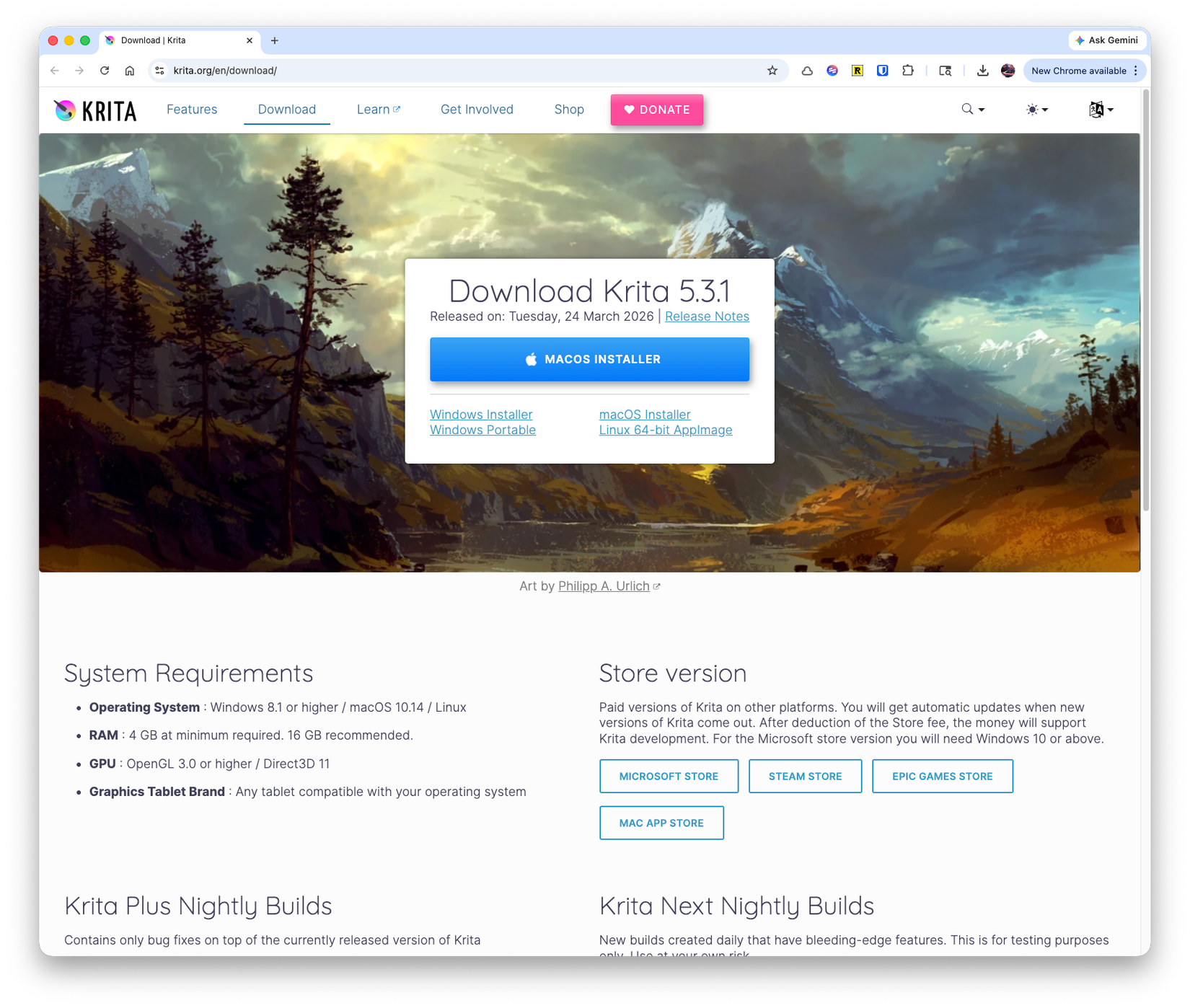 Download krita screen