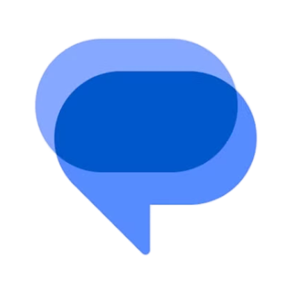 Google Messages app icon against a transparent background.
