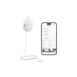 Smart leak sensors alert you immediately when they detect moisture