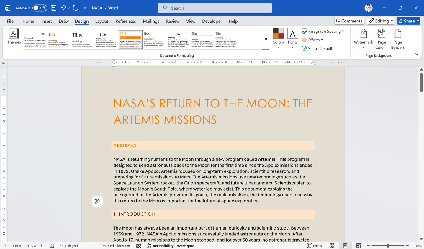 Composed Word Documents I stopped reformatting Word documents by hand after finding this tab