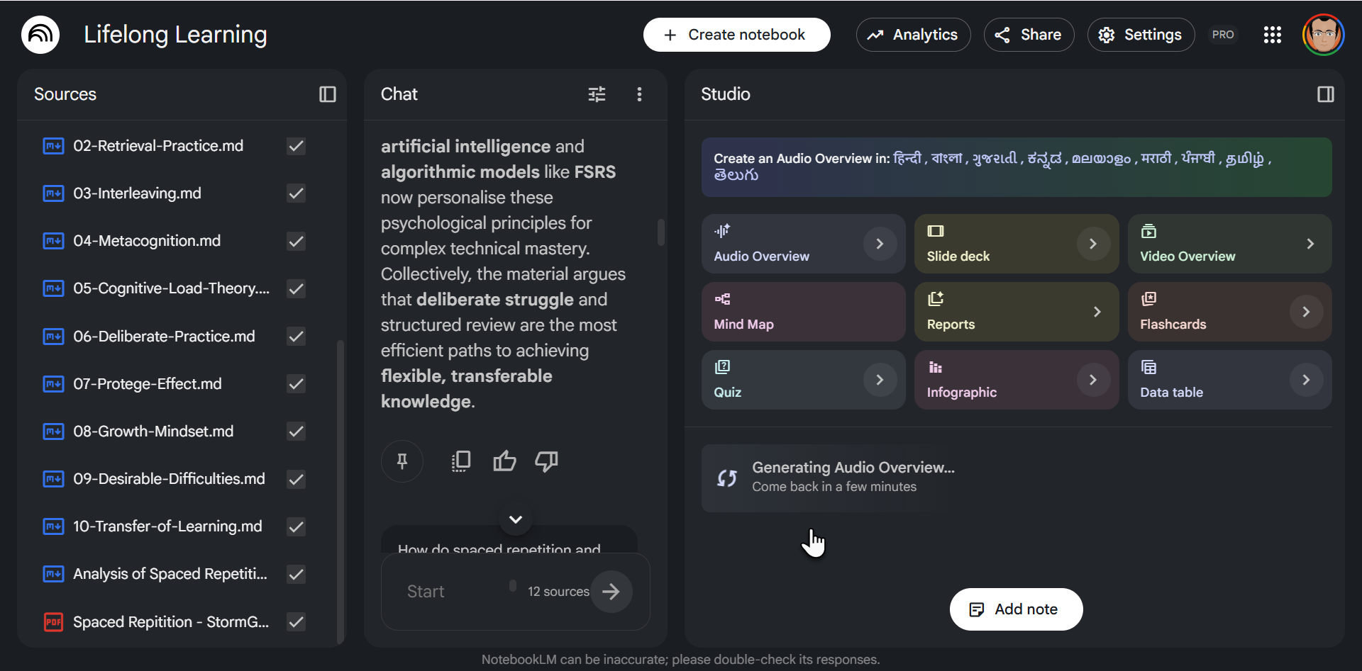 NotebookLM is most powerful when you pair it with Obsidian and Gemini