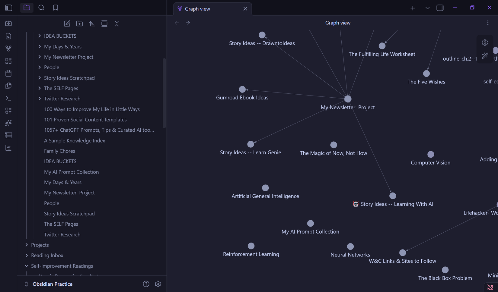 Obsidian Notes Graph View Example I had 500 orphan notes in Obsidian — here’s the exact system I used to ...