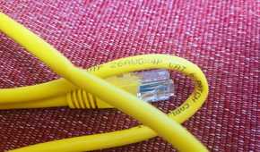 An Ethernet cable showing its CAT 6 designation-1