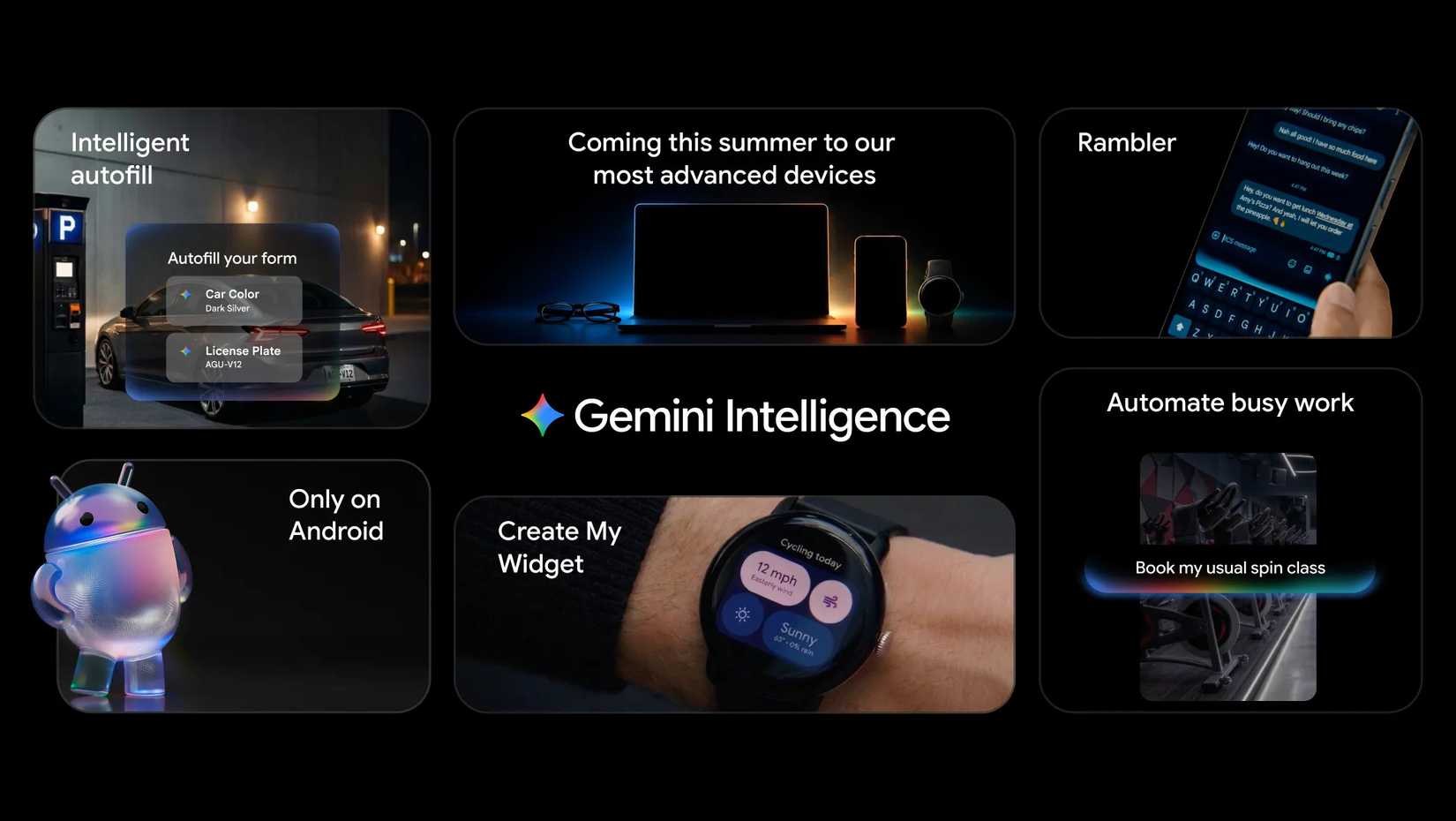 Android Gemini Intelligence features overview