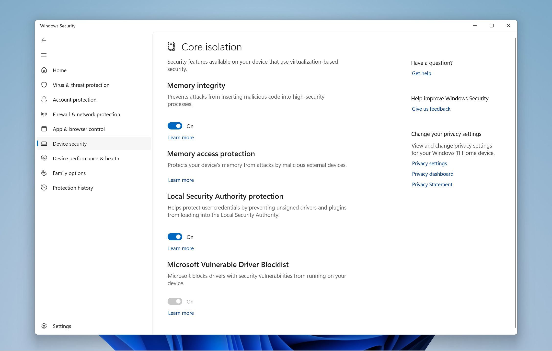 The Windows security feature most people ignore is the one I check ...